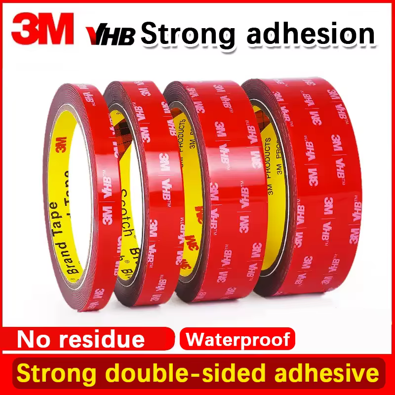 Autocollants adhésifs double face VHB 3M, bande éponge adhésive forte pour voiture VHB, étanche, san