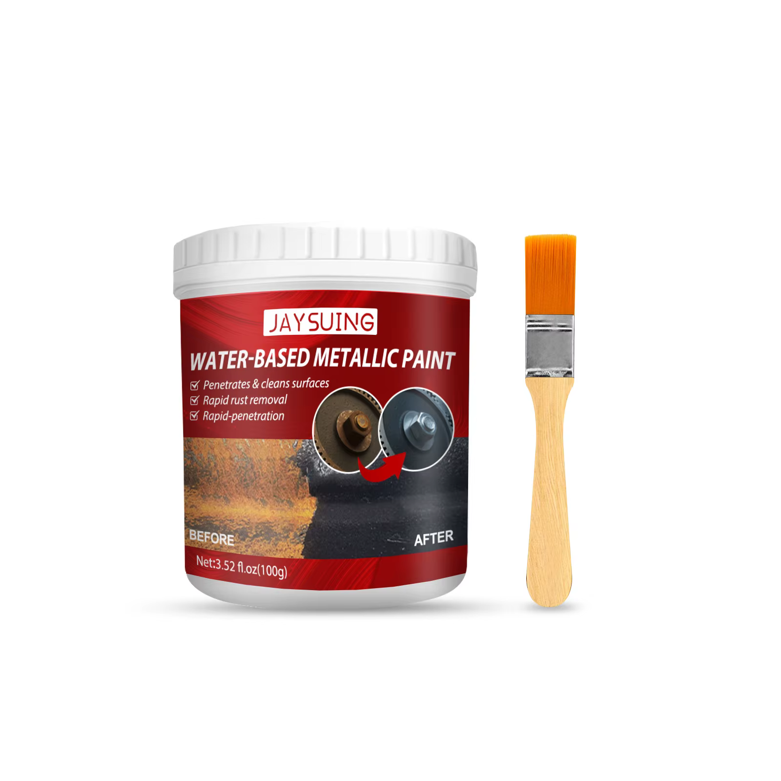 Peinture D.lique à Base d'Eau, Convertisseur de Rouille Multifonctionnel, Protection D.lique Anti-Co