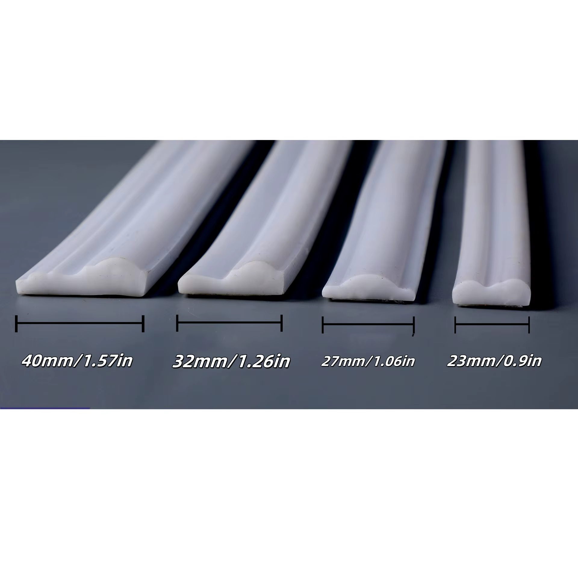 1 rouleau de bandes décoratives auto-adhésives élégantes en PVC, 1m/39,37 pouces, flexibles et pliab