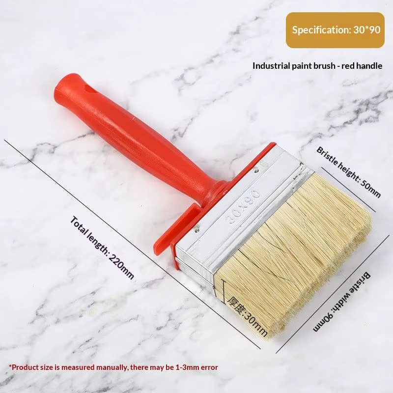 Pinceau à peinture à tête plate et lisse pour peindre les murs, outils manuels économiseurs de trava