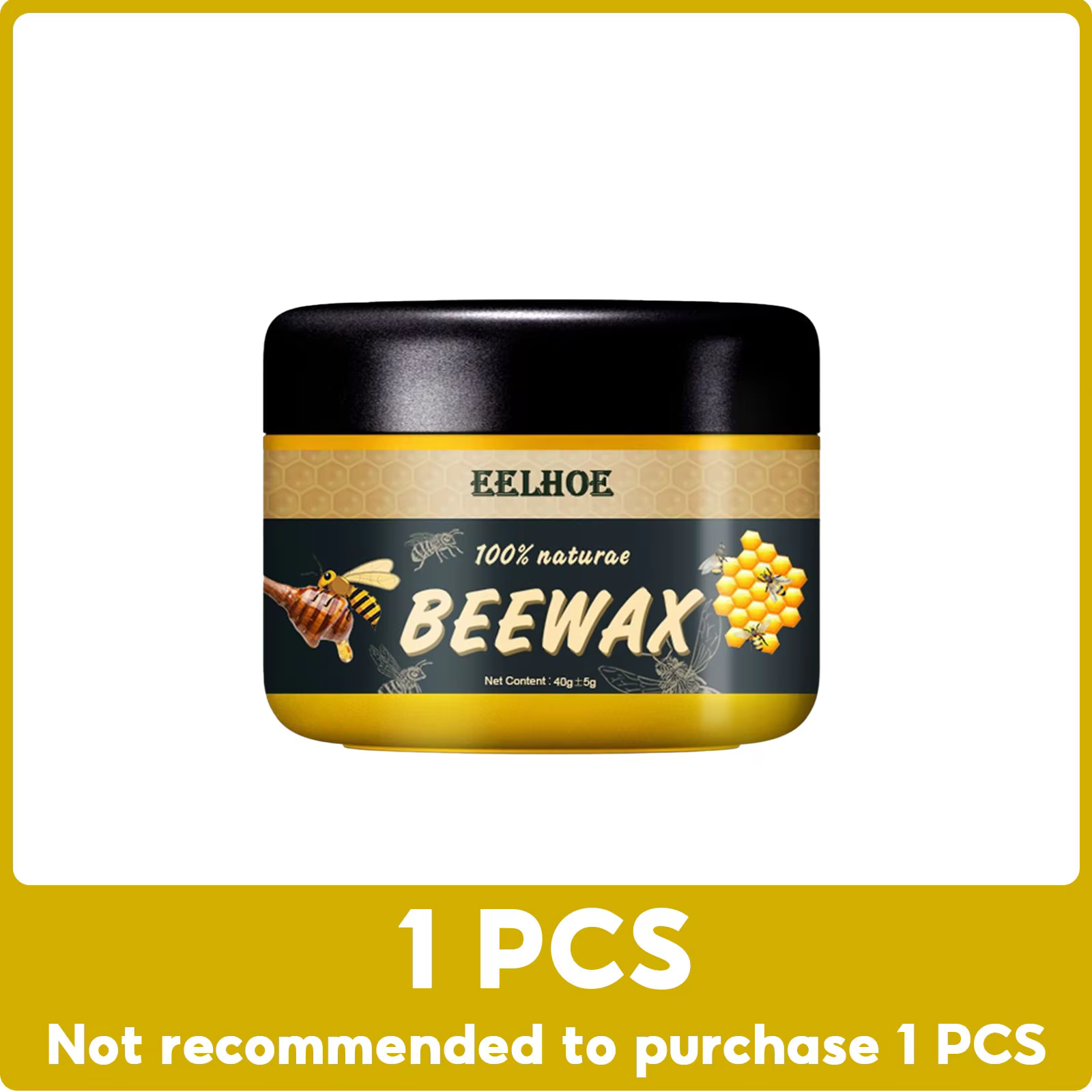 Polisseuse à Cire d'Abeille Naturelle, 45g/85g, Imperméable, Entretien des Meubles, Réparation des R
