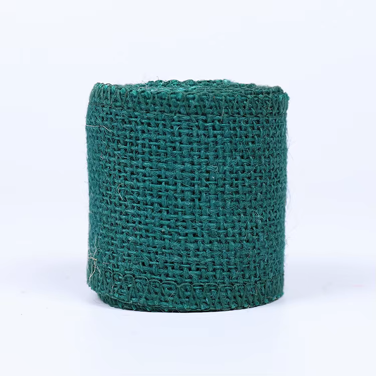 1 rouleau de ruban coloré en toile de Jute naturelle, 60mm x 2M, ruban multi-artisanat, bricolage, d