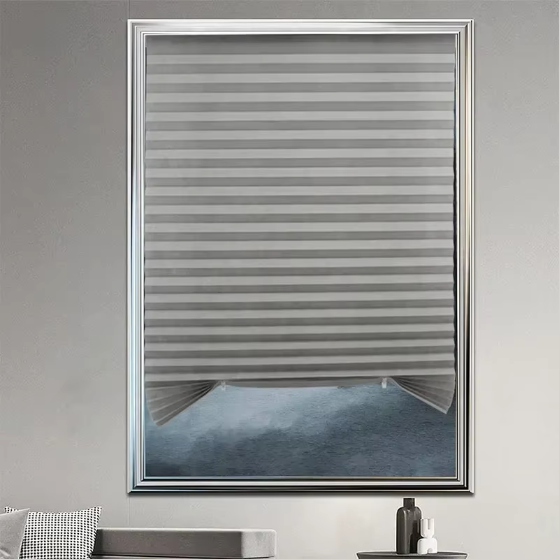 Store occultant pour fenêtre, stores plissés, abat-jour sans fil, filtrage de la lumière, pour salle