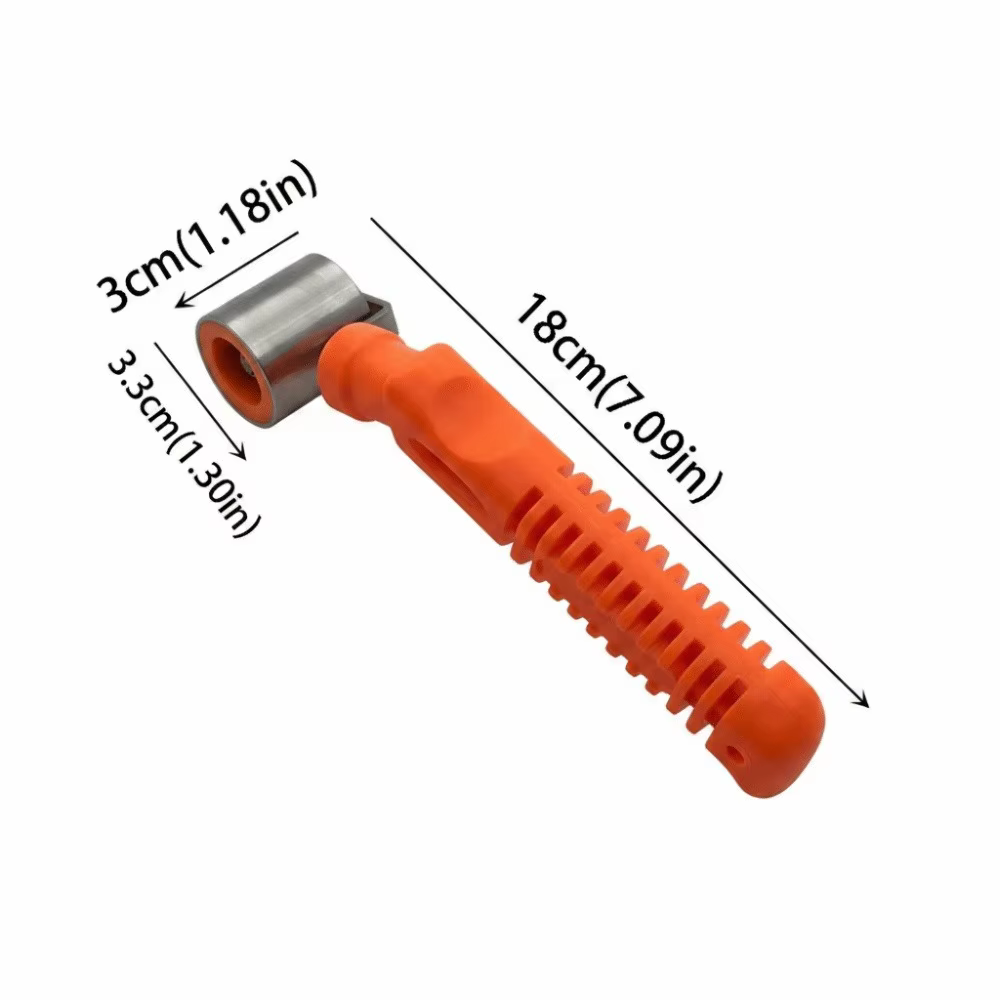 Rouleau à joint de papier peint en acier inoxydable de qualité supérieure, design plat, poignée ergo