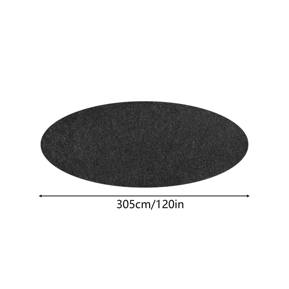 Protection de sol pour piscine, tapis de sol pour piscine, protection de sol pré-découpée pour gazon