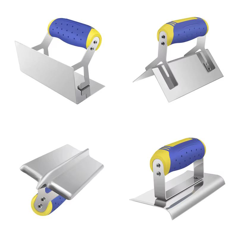 Truelle d'angle de cloison sèche en acier inoxydable, une pièce, intérieur et extérieur, tôle résist