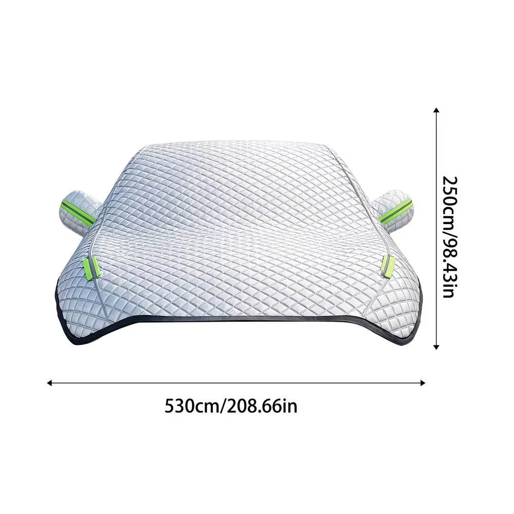 Housse de protection extérieure pour voiture, imperméable, anti-grêle, demi-housse, anti-poussière, 