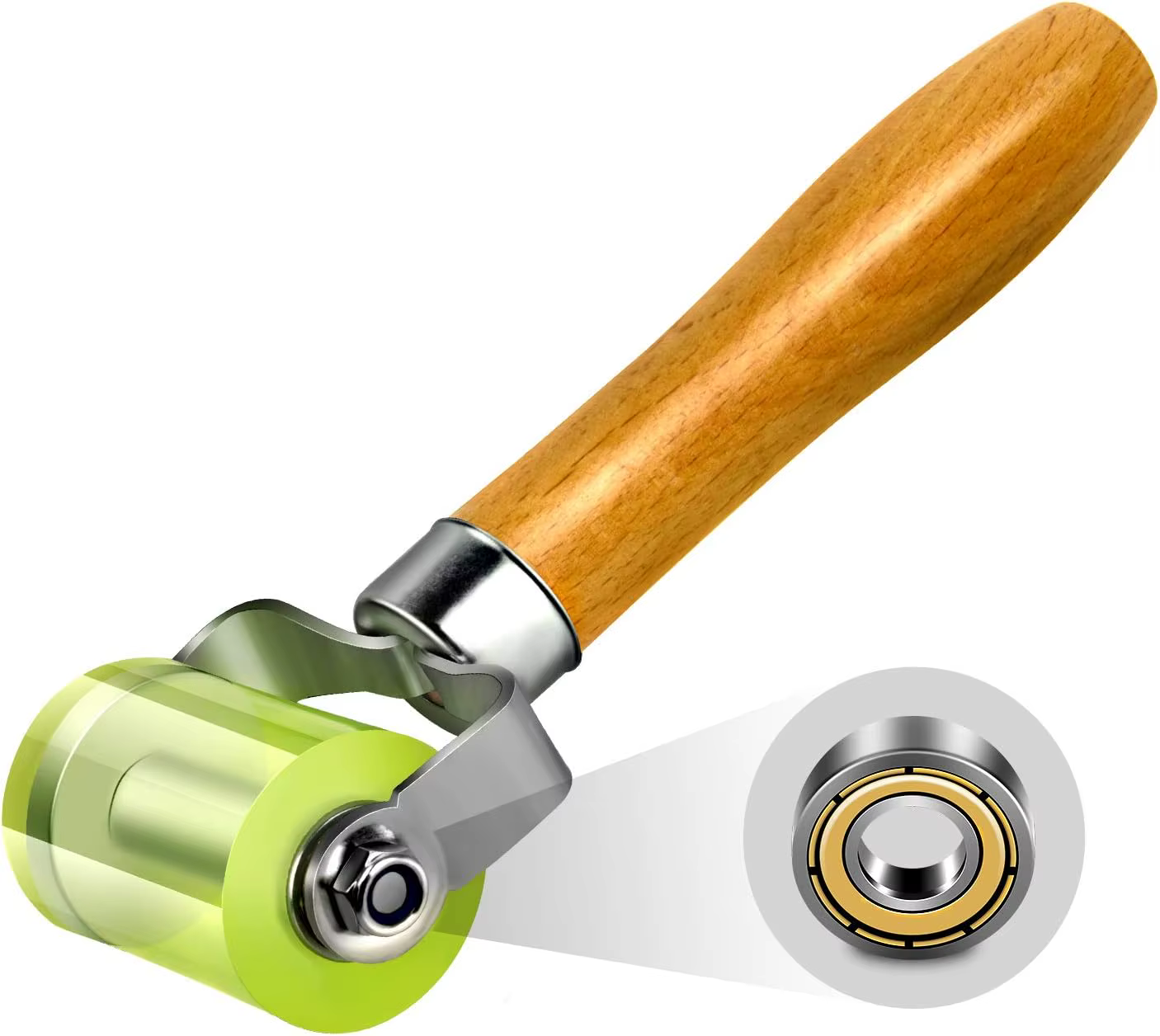 Rouleau de pose de joints en PU, rouleau de roulement pour insonorisation automobile, outil de lissa