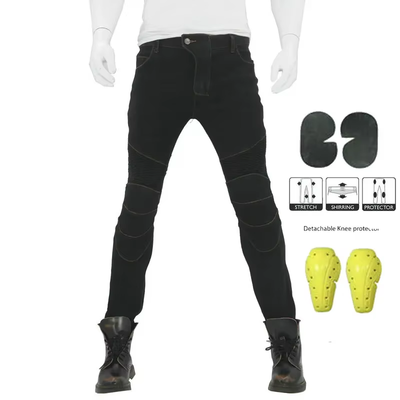 Pantalon de moto pour homme, jean de moto, équipement de protection, randonnée, VTT, fjocross