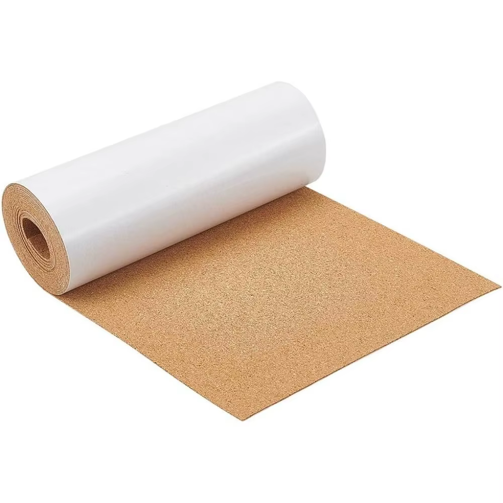 1 rouleau de 6 m de rouleau d'isolation en liège pour la décoration murale, les fournitures de fête 
