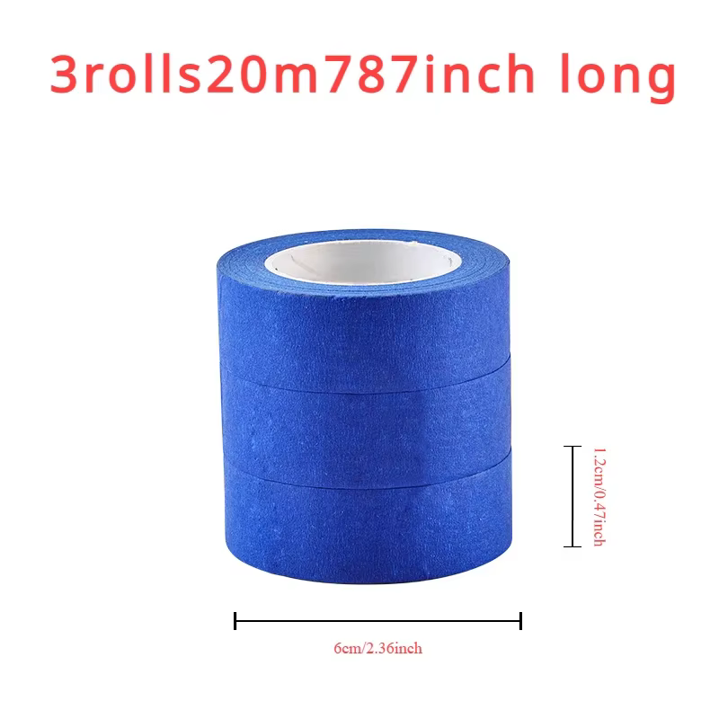 3 - Ensemble de rouleaux de ruban adhésif multi-surfaces : 20 m/rouleau, pour peinture murale, artis