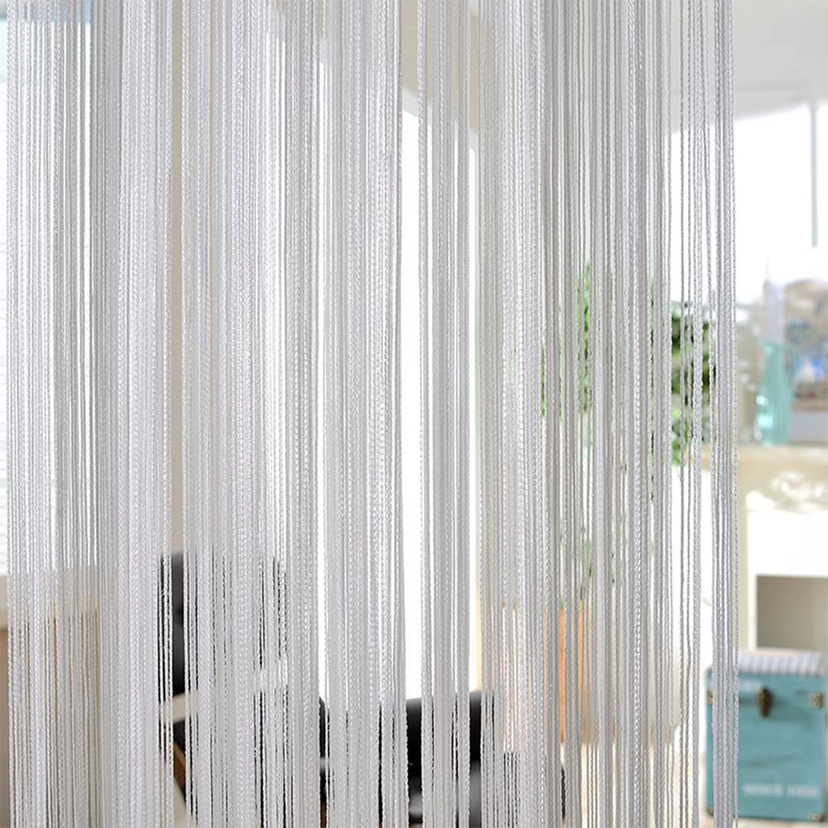 100x200 cm porte fenêtres suspendus perles décors rideau chaîne été mouche insectes écran gland pann