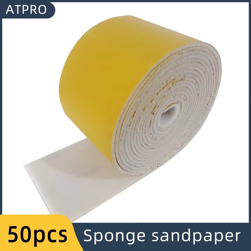 Éponge carrée papier de verre Abrasive éponge Grain P400-P800 ponçage éponge bloc tampon papier abra