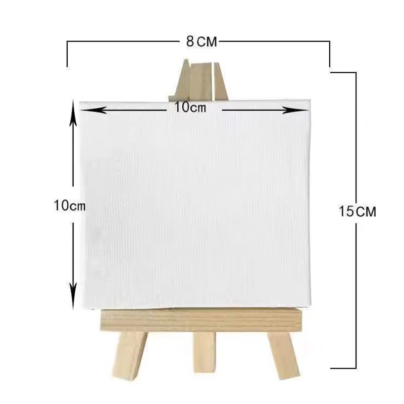 Toiles à peindre Minis toile tendue pour peindre toile vierge pour grande peinture toile blanche piè