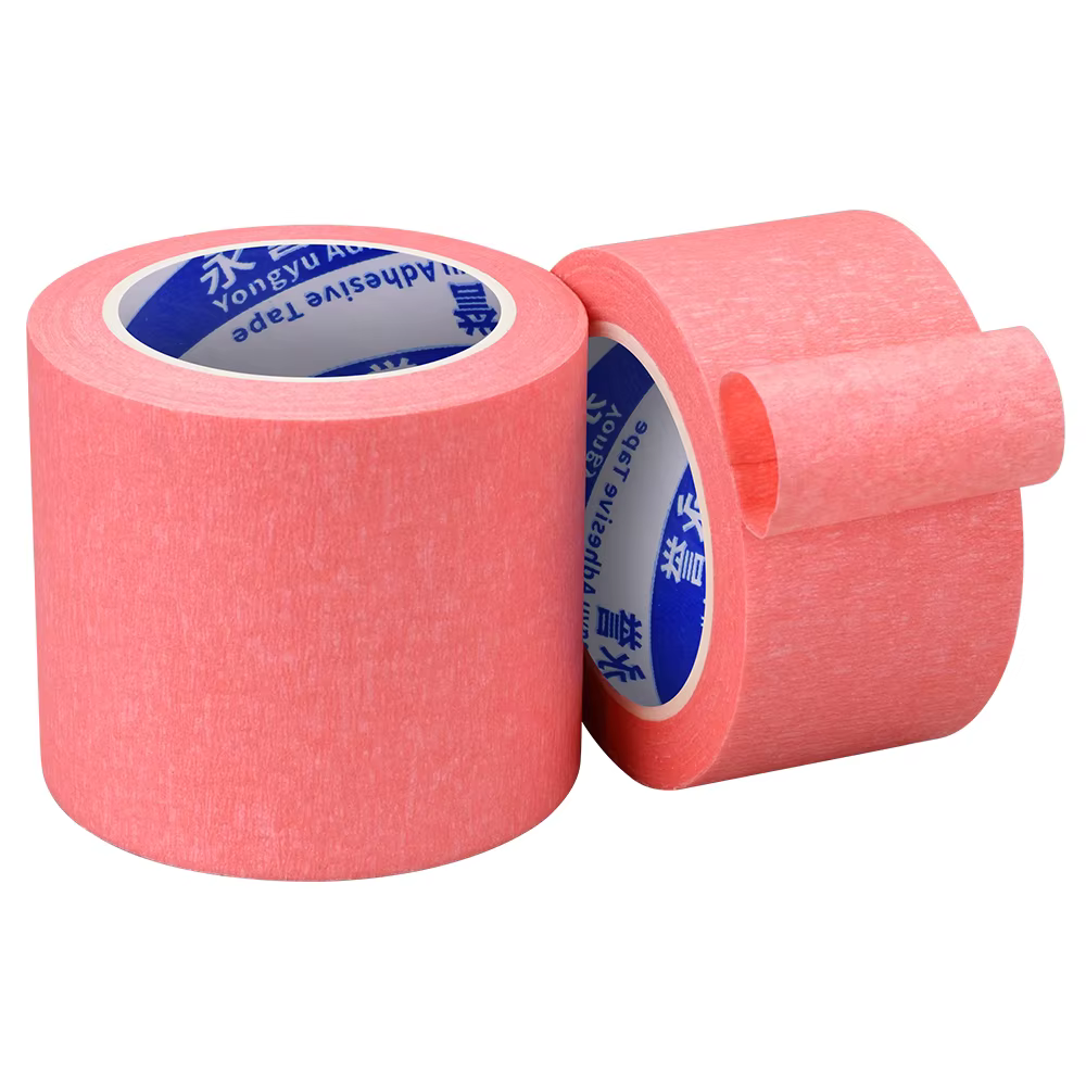 Ruban de masquage rose pour peintres, ruban de peinture Original multi-surfaces à retrait facile ave