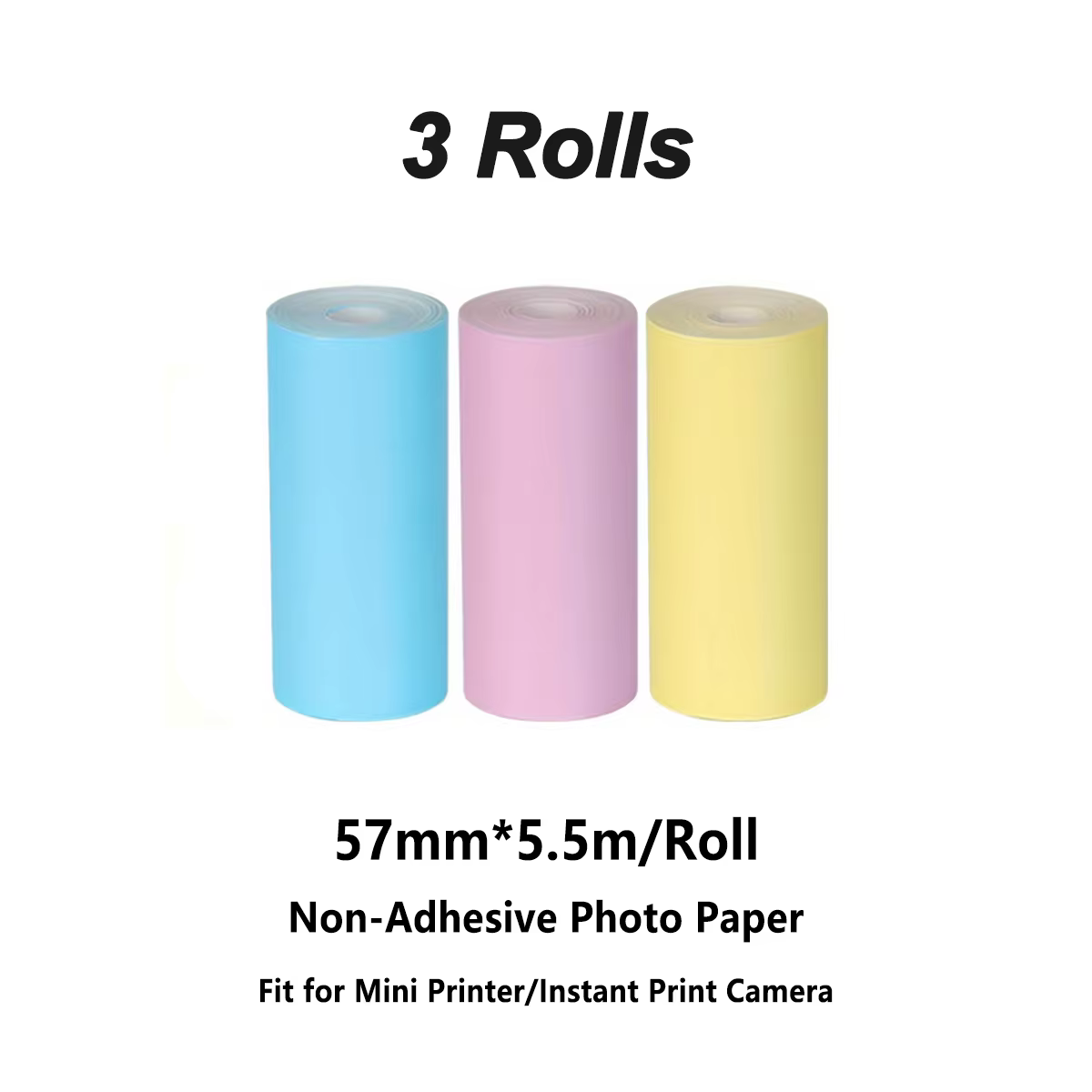 Papier thermique pour mini imprimantes de poche et imprimantes attachées par appareil photo - Papier