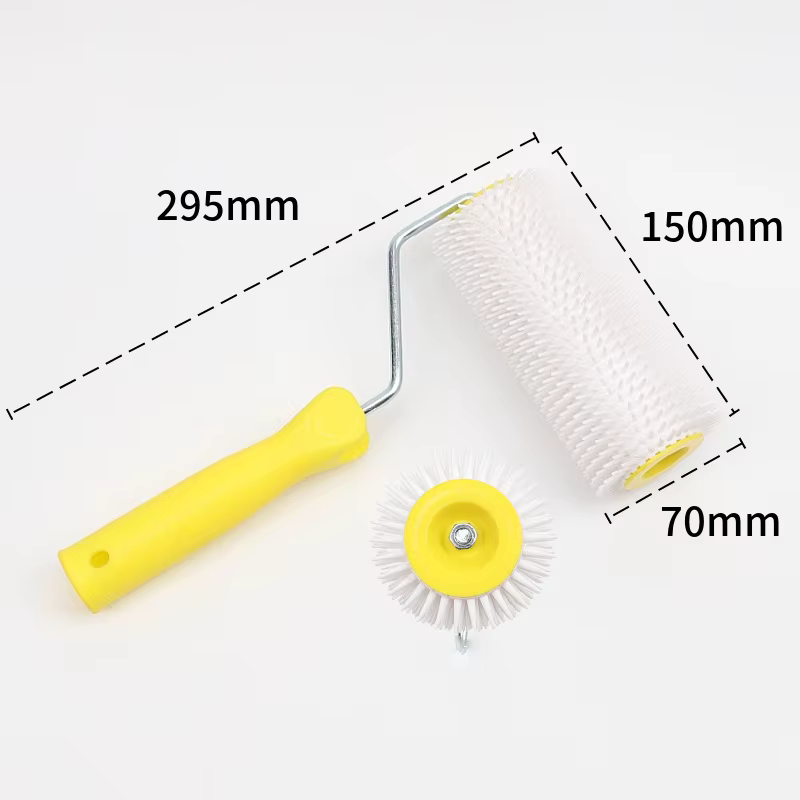 Un rouleau à pointes anti-mousse de 15/22CM, rouleau de peinture pour brosse à tambour, idéal pour l