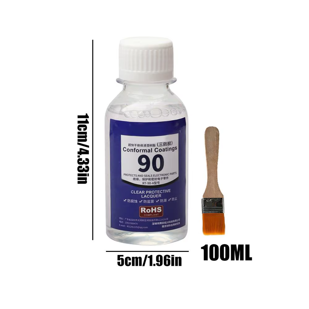 Scellant d'isolation imperméable 100 ml, revêtement protecteur transparent, résistant à l'humidité, 