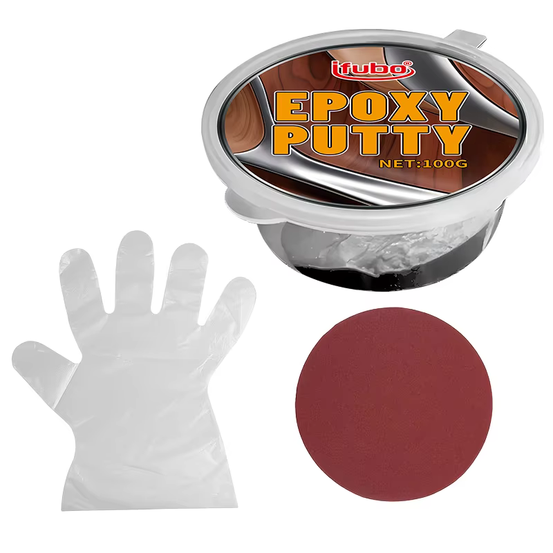 IFUBO 100G Mastic époxy Haute dureté Imperméable à séchage rapide Composé de réparation pour plastiq