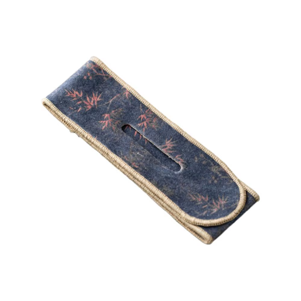 Housse de protection en peluche motif floral pour service à thé, style chinois, anti-chute, pour thé