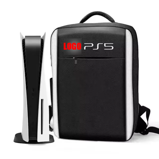 Sac à dos pour console PS5, sac de transport PS5 à protection intégrale, sac de rangement PS5 grande