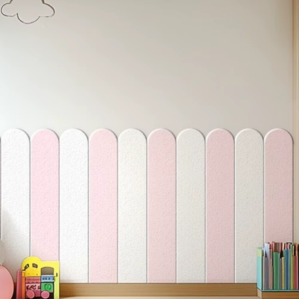 Autocollant mural auto-adhésif anti-collision, couleur unie, épais, résistant à l'humidité, papier p