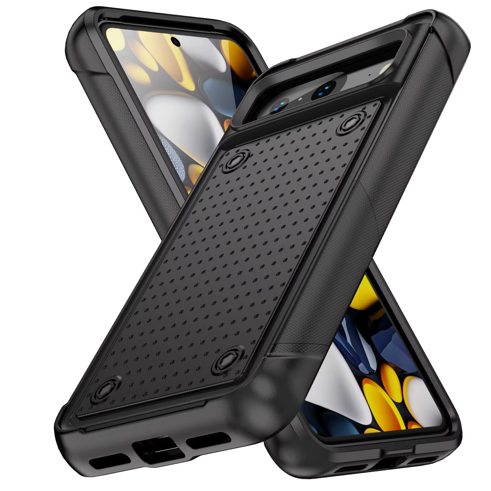 Coque de téléphone blindée antichoc pour Google Pixel 9A 8 7 Pro 8A 7A, Protection anti-chute de qua