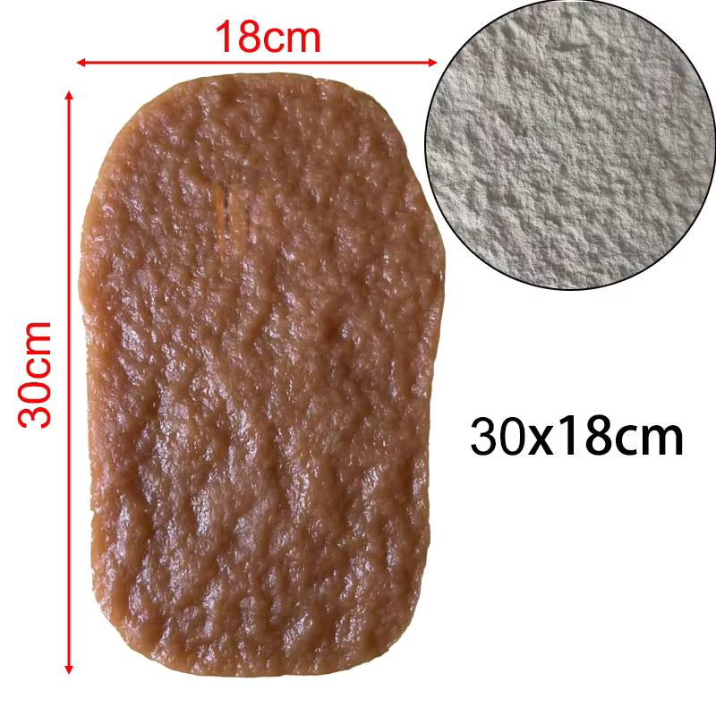 Moule de gaufrage de Texture de pierre d'imitation de ciment, 30x18cm, pour parc, cour, rocaille, Te