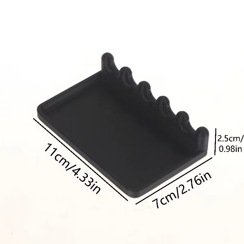 Support de pinceaux portable avec plateau anti-goutte, 4 emplacements, pour peinture à l'aquarelle, 