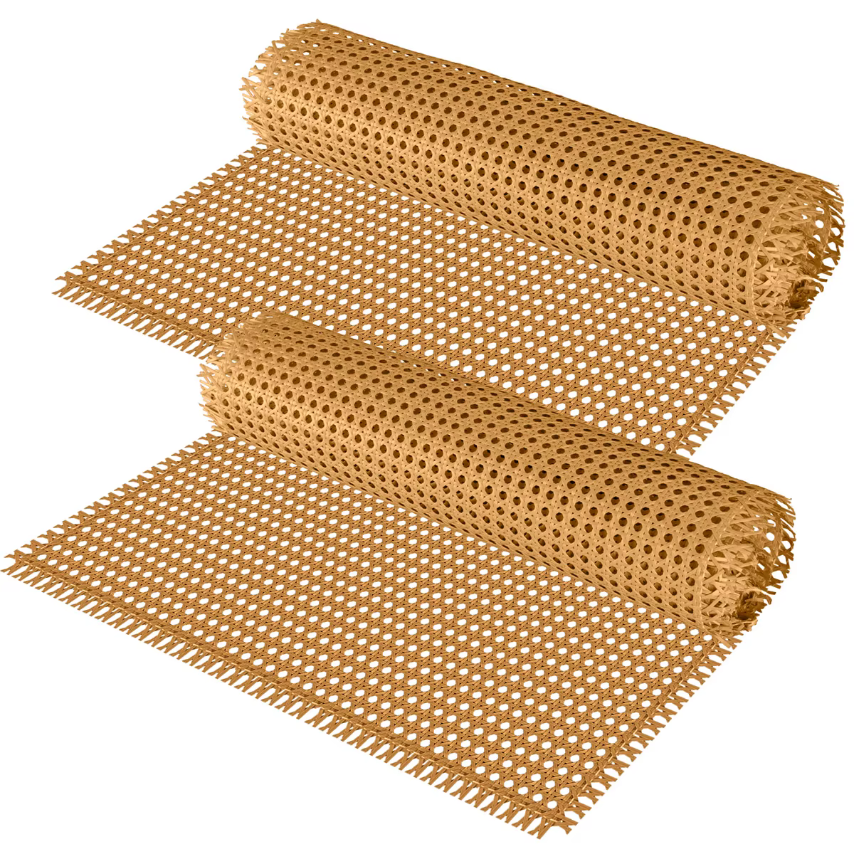 Rouleau de tressage en rotin, rotin synthétique tissé à la main, maille hexagonale en faux cannage p
