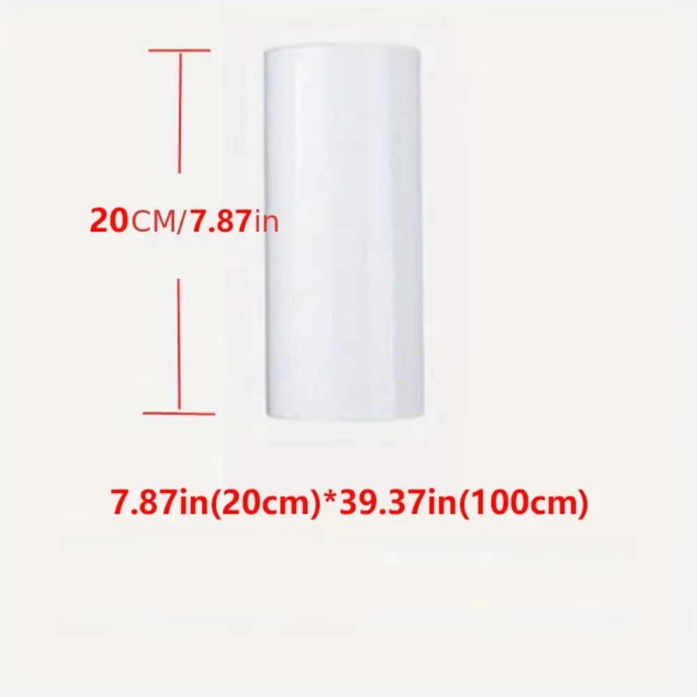 Film de protection anti-salissure en PVC transparent de 7,87 x 39,37 pouces | Pour la garniture de