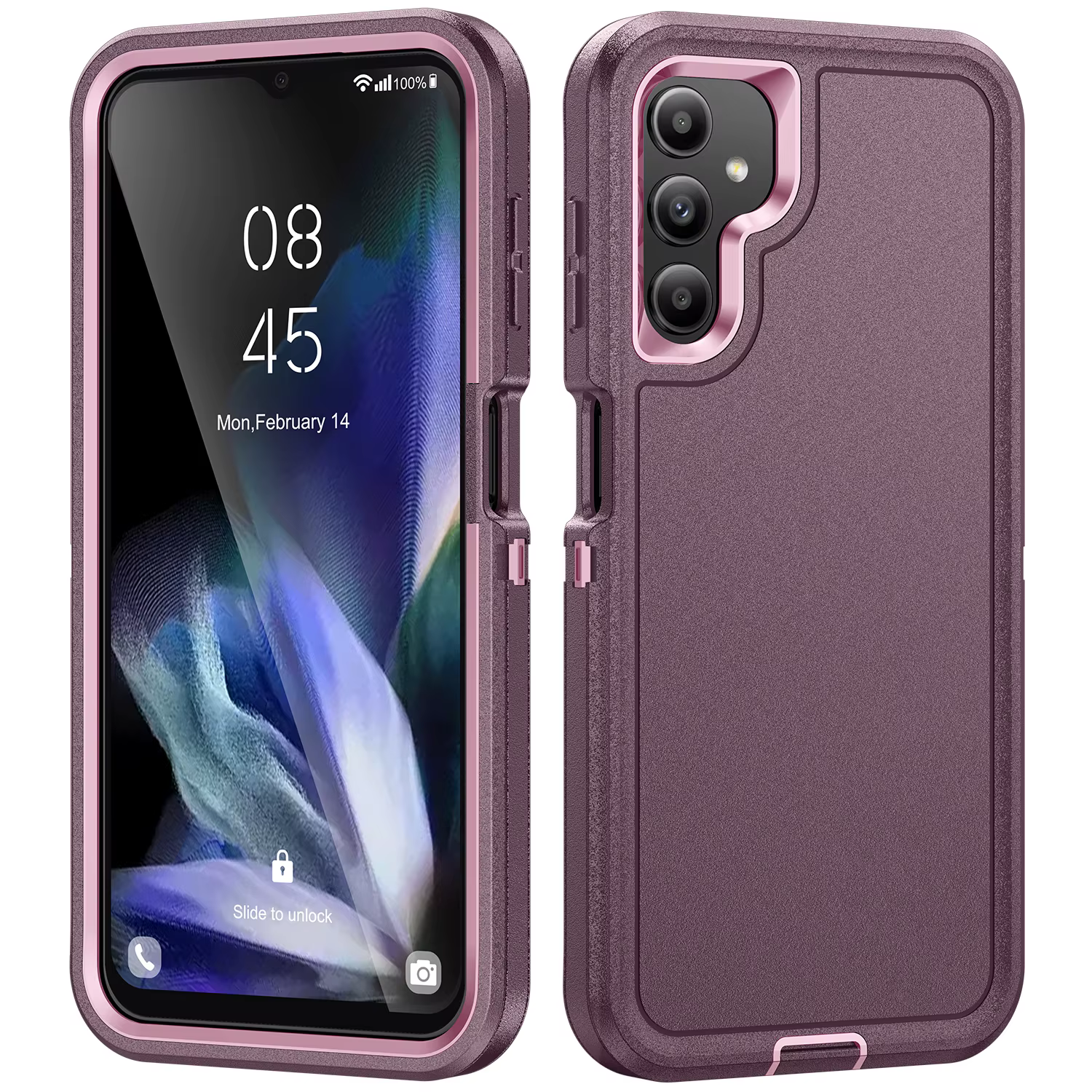 Coque de défense antichoc avec armure hybride 3 en 1, étui robuste pour Samsung Galaxy A15 A14 A13 A