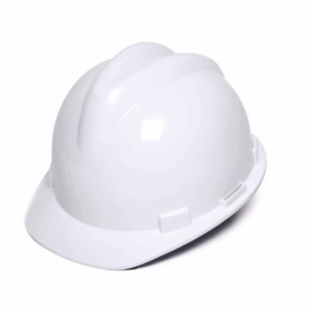 Casque de sécurité robuste ‌   Casque de protection anti-choc réglable pour chantier, avec visière s