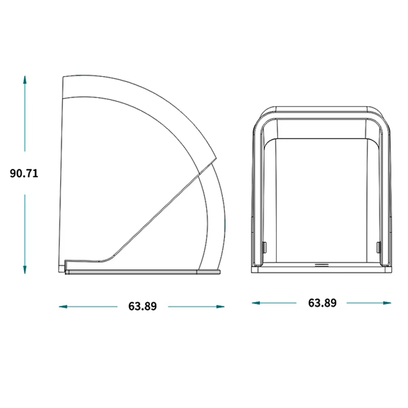 Accessoires de sonnette d'extérieur, boîte de sonnette étanche à la pluie sans fil monobloc avec cou