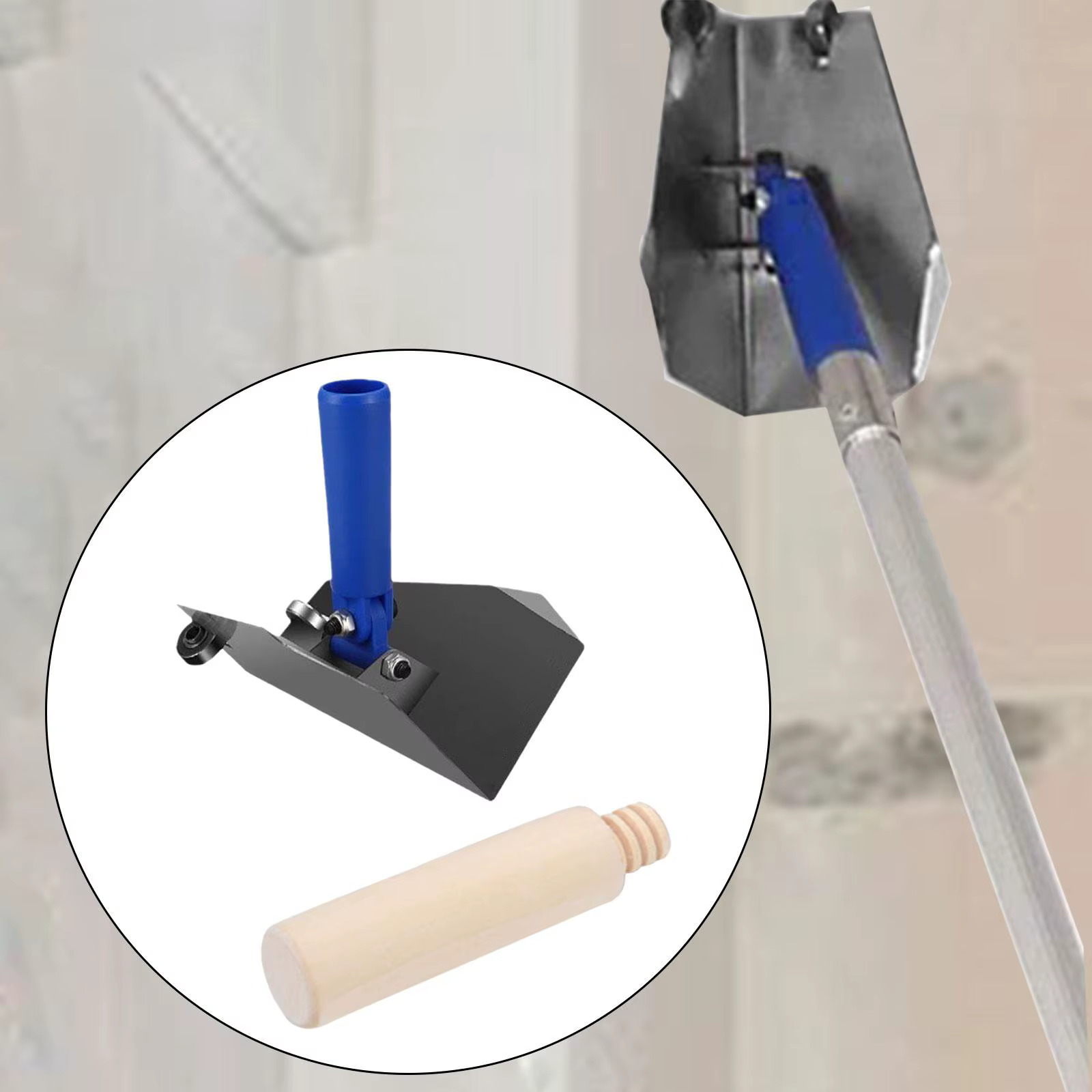 Truelle d'angle interne en acier inoxydable, crée des finitions lisses et polies, couteau d'angle Po