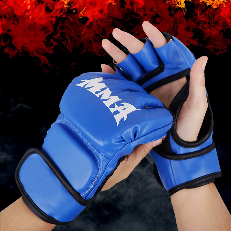 Gants d'entraînement de haute qualité pour MMA et arts martiaux, avec doigts épaissis pour une prote