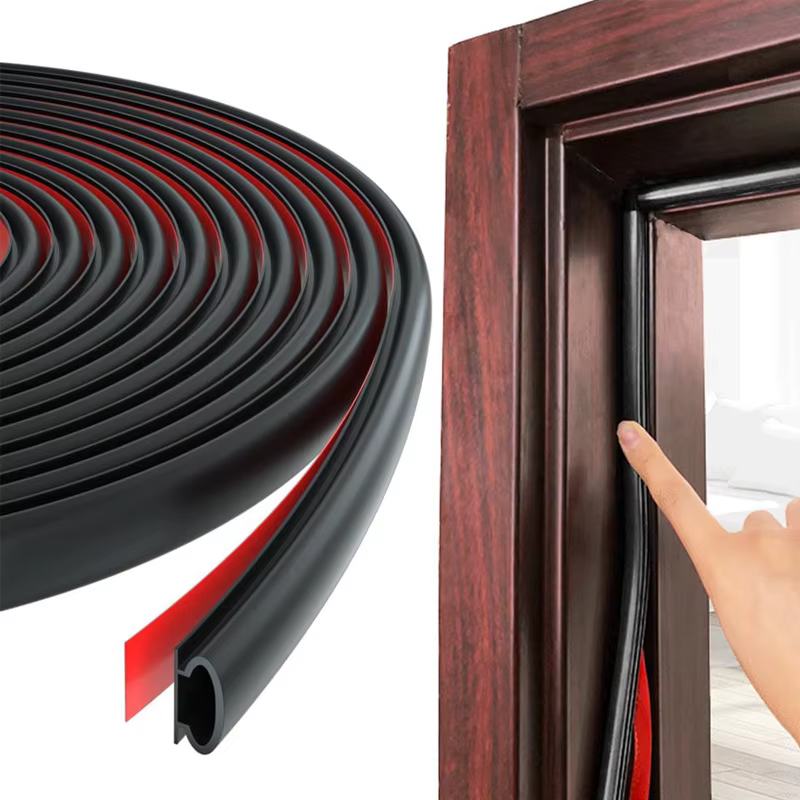 6M/1 rouleau fenêtre Anti-poussière insonorisé chambre porte météo bande d'étanchéité 10*6mm auto-ad
