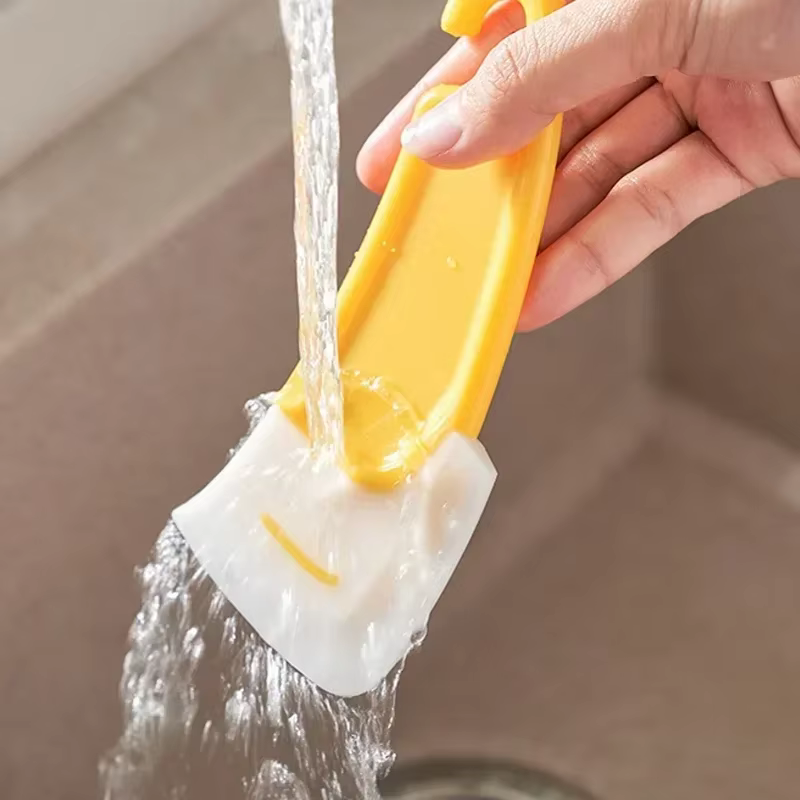 Spatule de nettoyage en Silicone, grattoir de cuisine, lame souple, brosse, poêle sale, Pot, vaissel