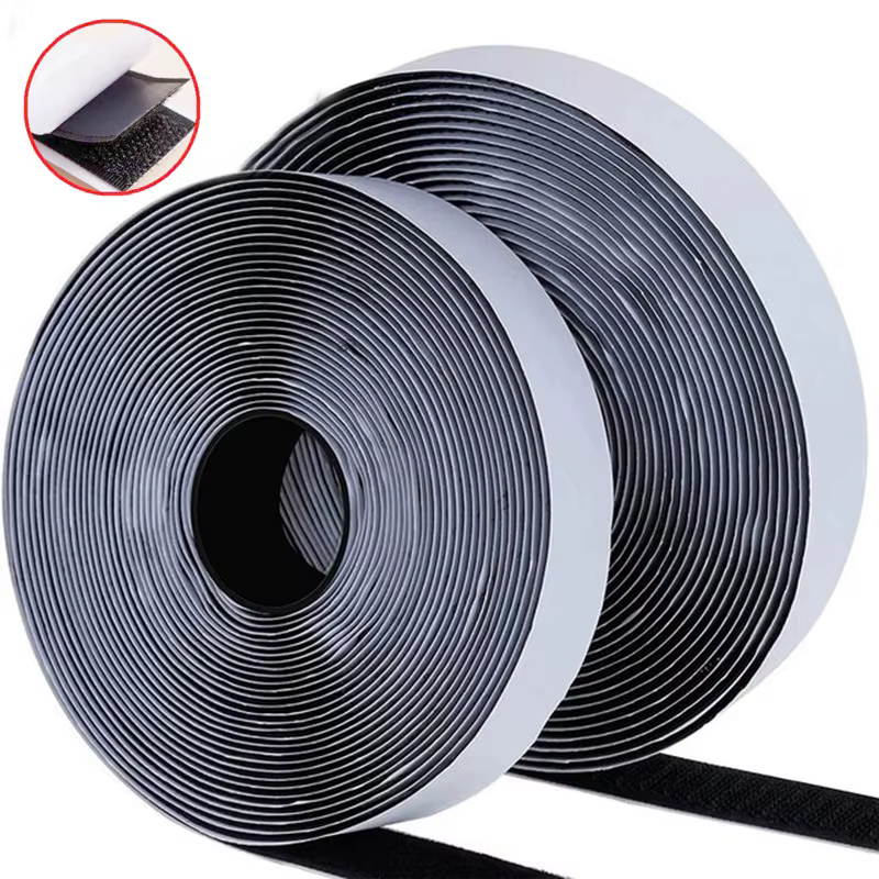 1-25M Velcros auto-adhésif crochet et boucle ruban de fixation maison bricolage robinet magique Auto