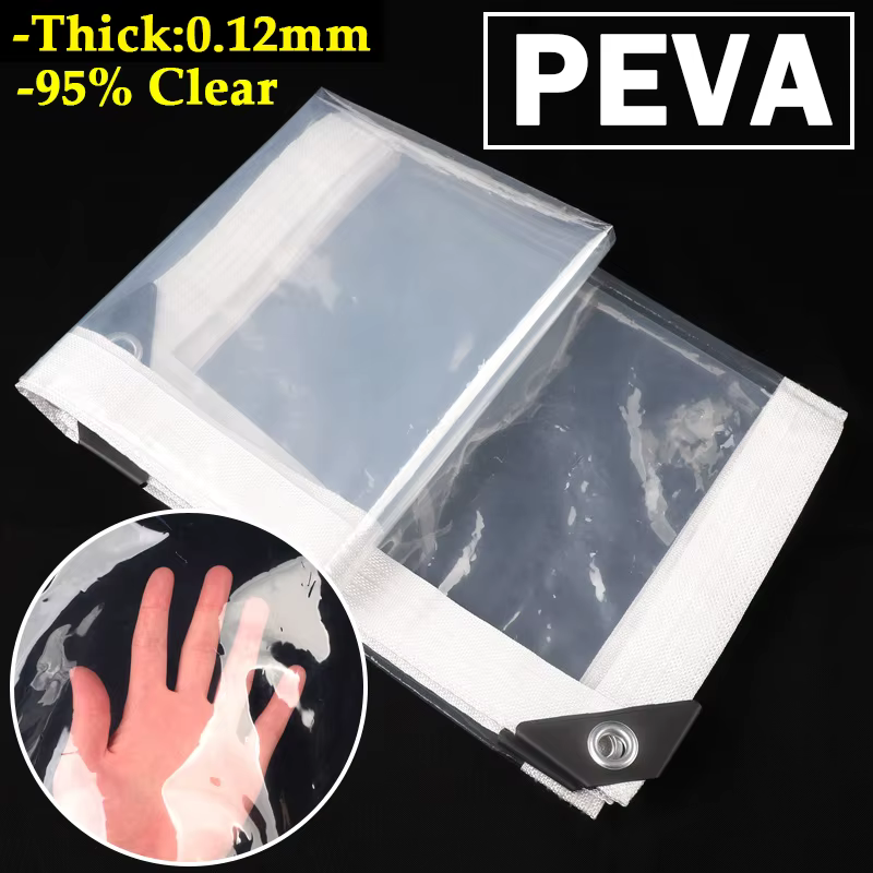 Bâche transparente pour Patio, Pergola, rideau, fenêtre de maison, Film chaud, tissu imperméable PEV