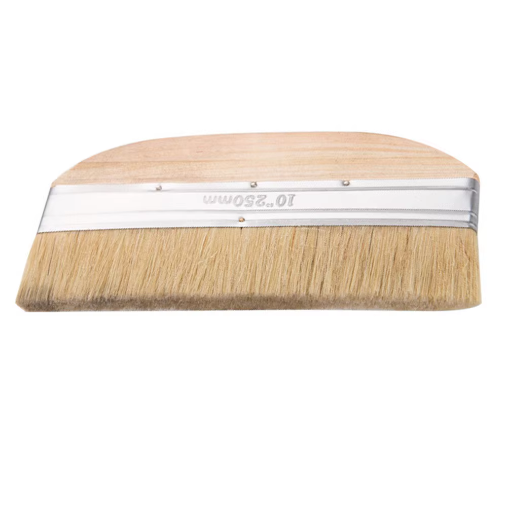 Brosse à poils avec manche en bois, montage de peinture, nettoyage de la maison, peinture en vrac, d