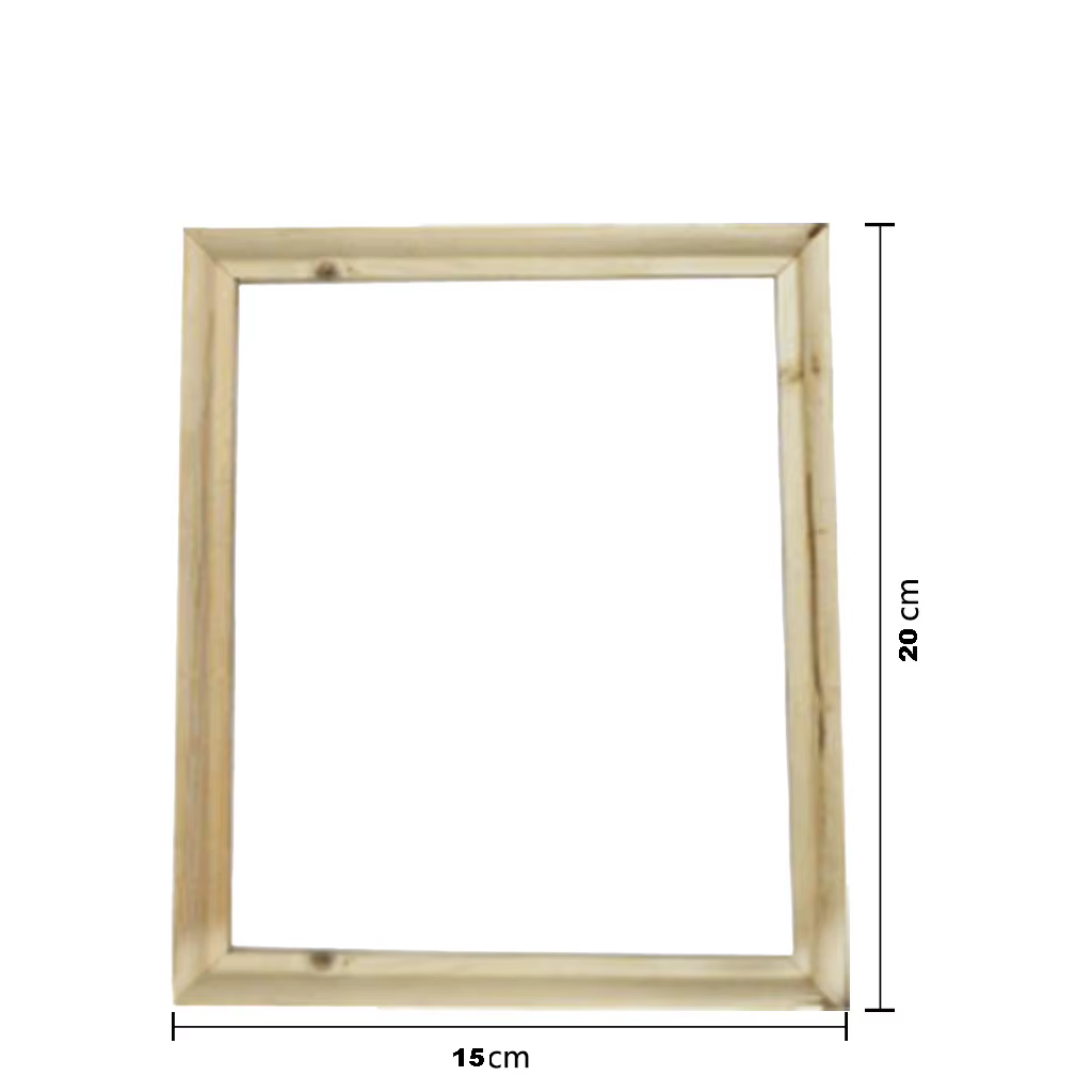 Cadre en bois pour toile de peinture à l'huile, prix d'usine, cadre intérieur pour image, nature, br