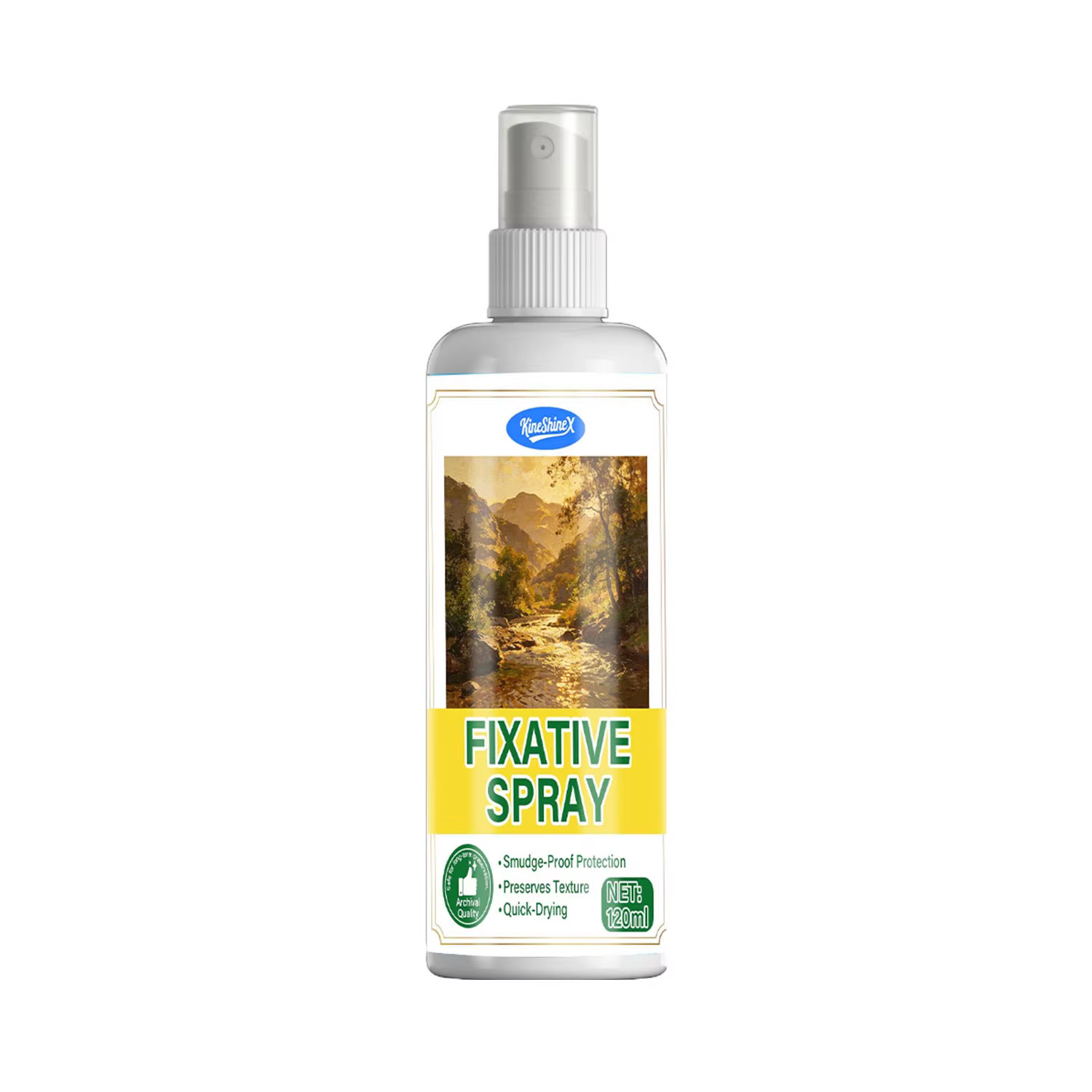 Fixateur en spray, fixateur artistique haute performance pour la fixation des couleurs, protège la p