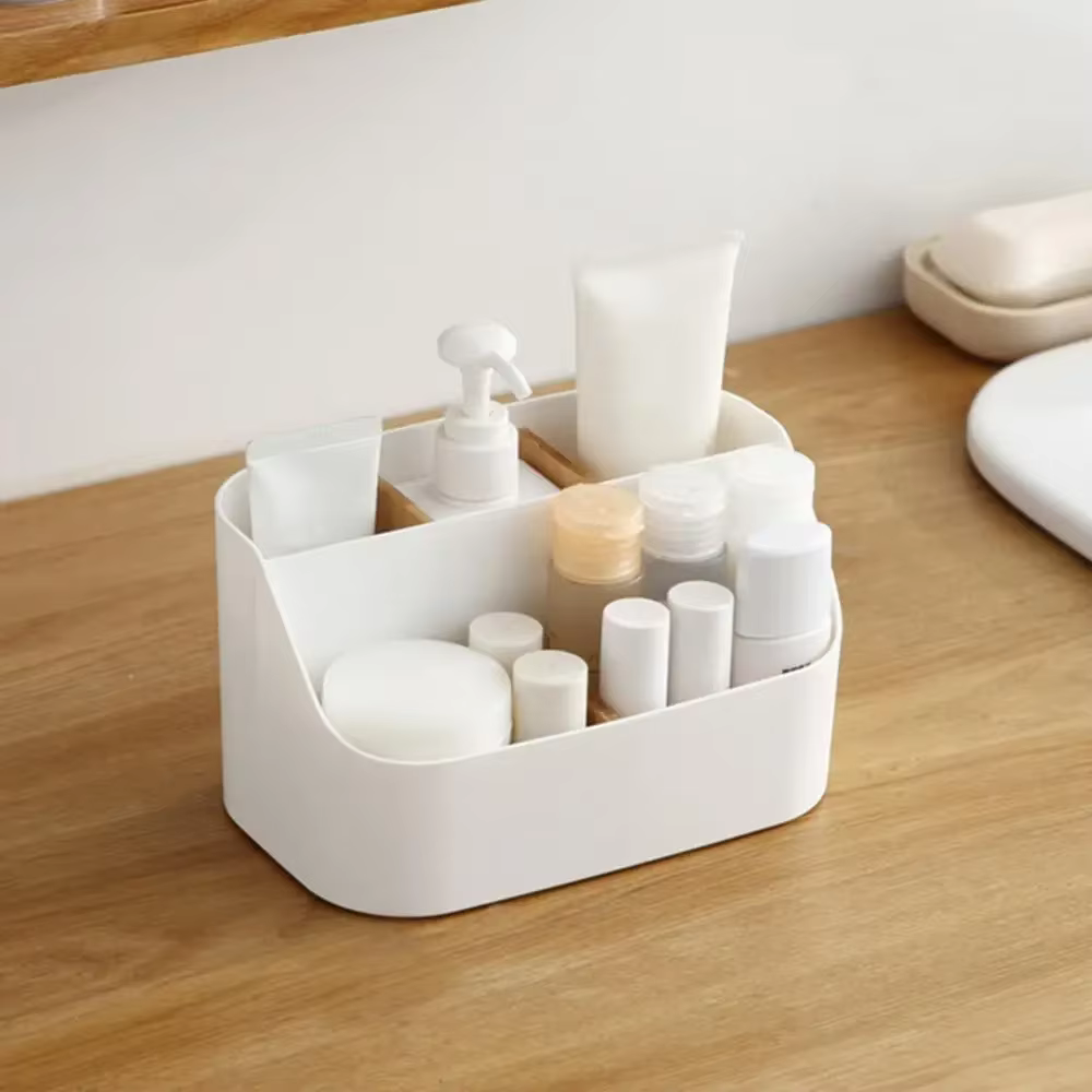 Boîte de rangement de bureau, boîte de fournitures de bureau, maquillage, cosmétiques, organisateur 