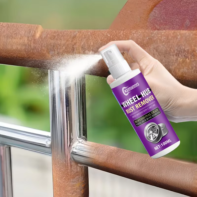 Spray de rénovation antirouille pour accessoires métalliques, polissage pour restaurer sa brillance,