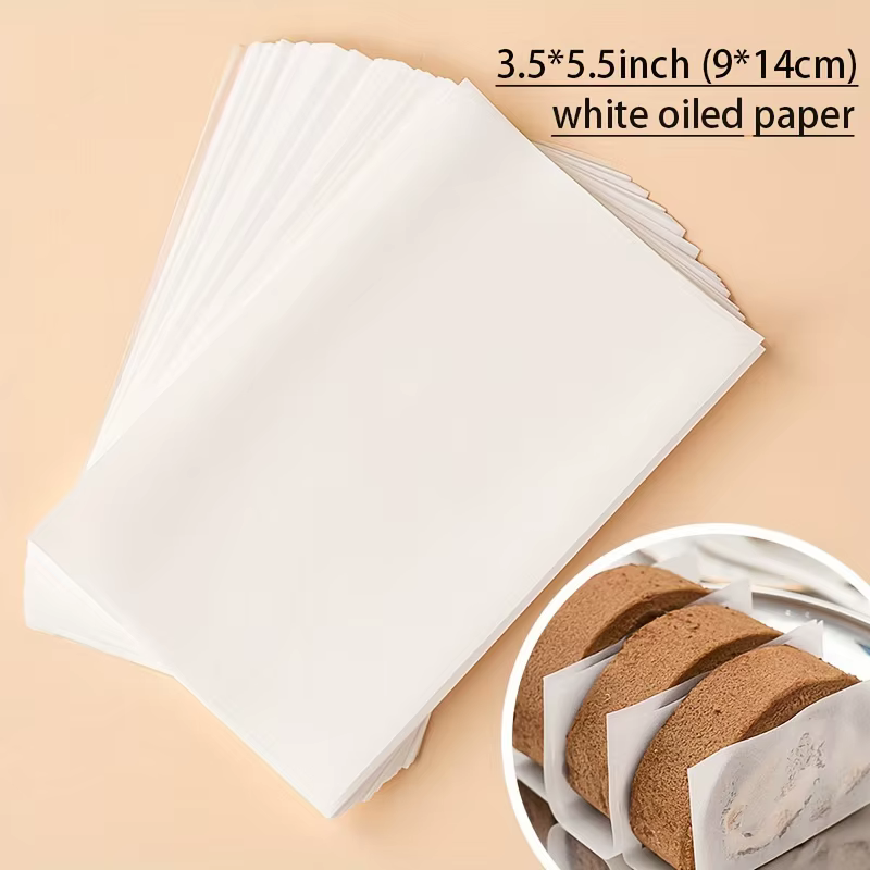 Papier séparateur de rouleau de gâteau, 100 pièces, papier d'emballage de bordure suisse, qualité al