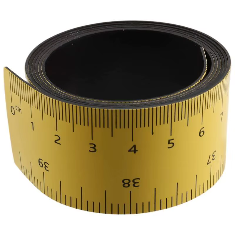 Règle magnétique flexible de 39,37 pouces avec aimants pour une mesure précise de la longueur en pou