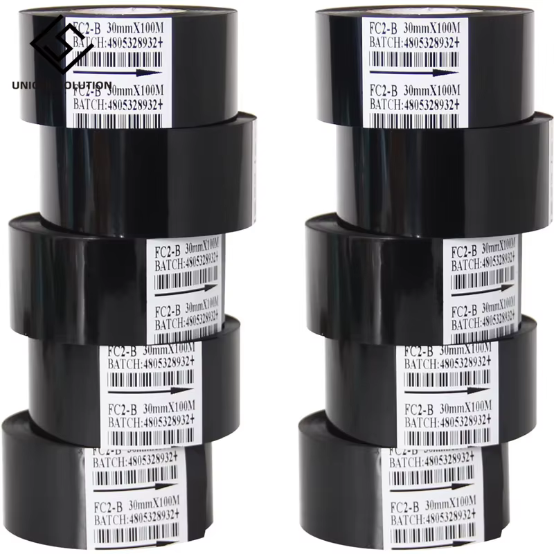 Ruban thermique de Machine d'impression de ruban 30*100m, accessoire d'imprimante de Code de Date no