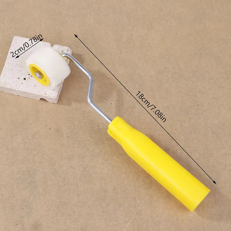 Brosse à peinture pour réparation murale, Mini rouleaux de peinture pour portes et plafonds, pinceau