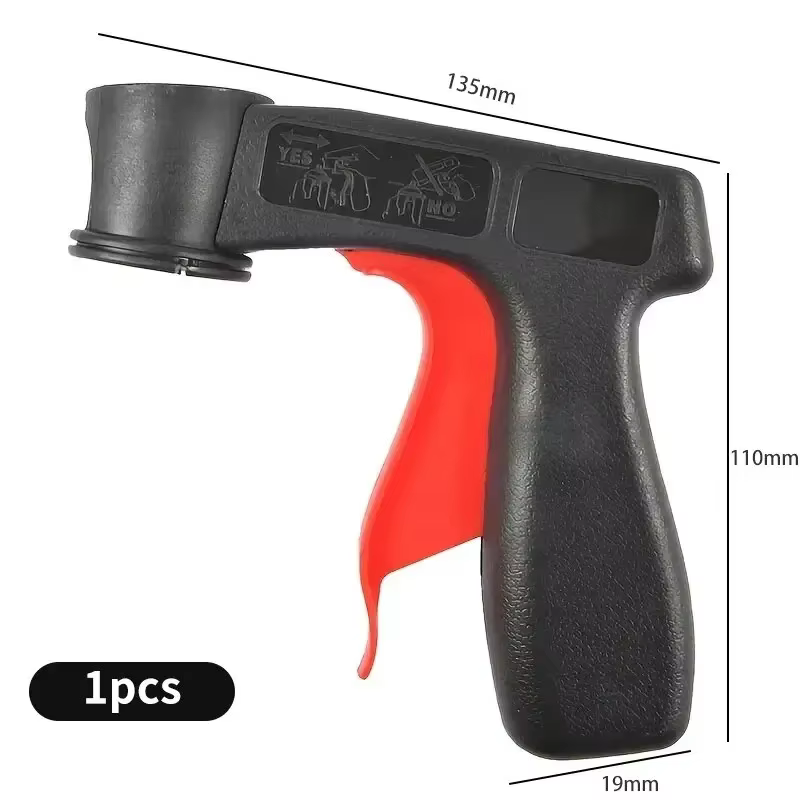 Adaptateur de gâchette pour pulvérisateur de peinture en aérosol portable en plastique, outil à pris